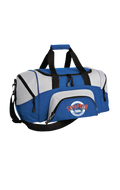 Port Authority® Small Colorblock Sport Duffel-Royal/Grey