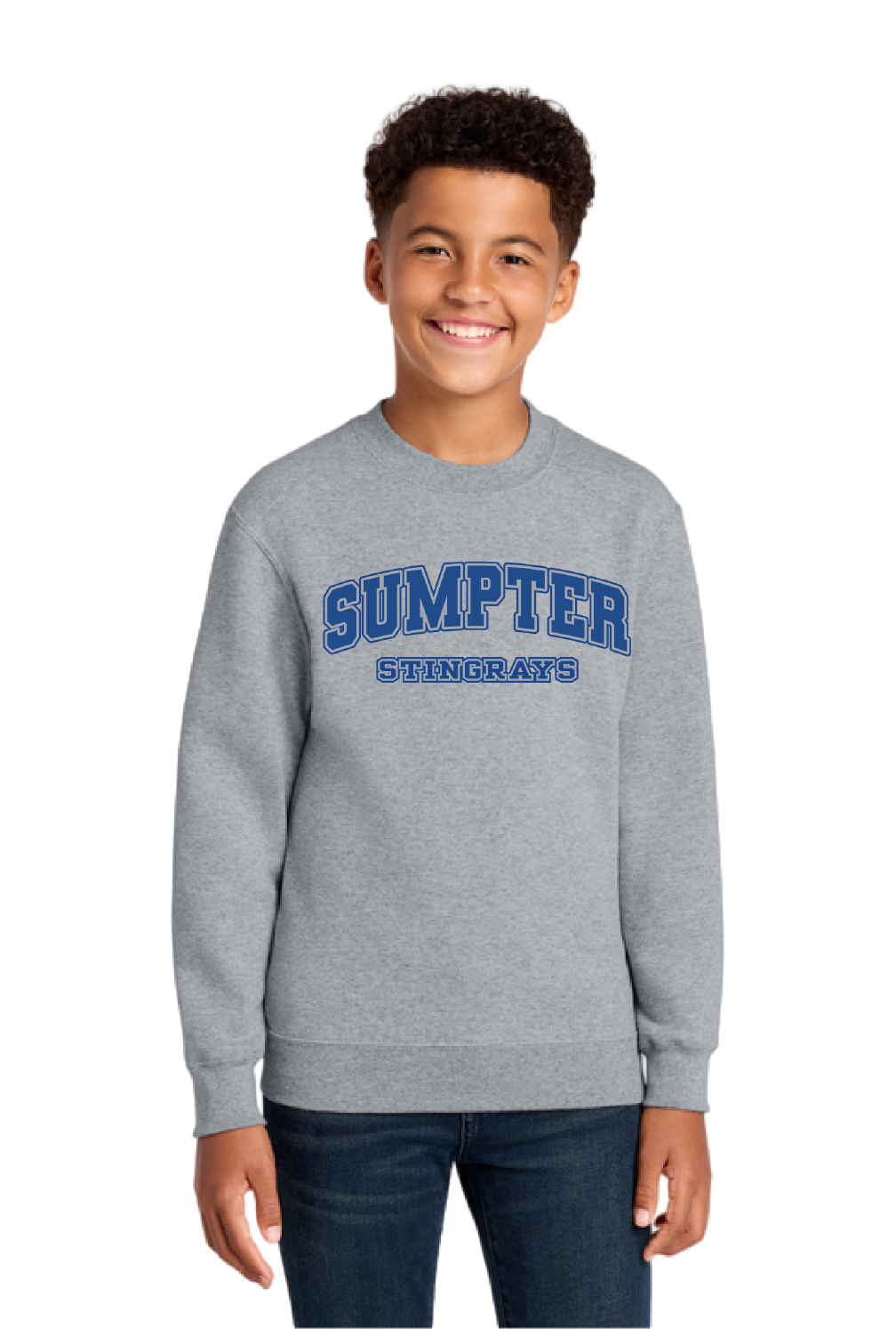 PC78Y Port & Co® Youth Core Fleece Crewneck Sweatshirt AH-Youth